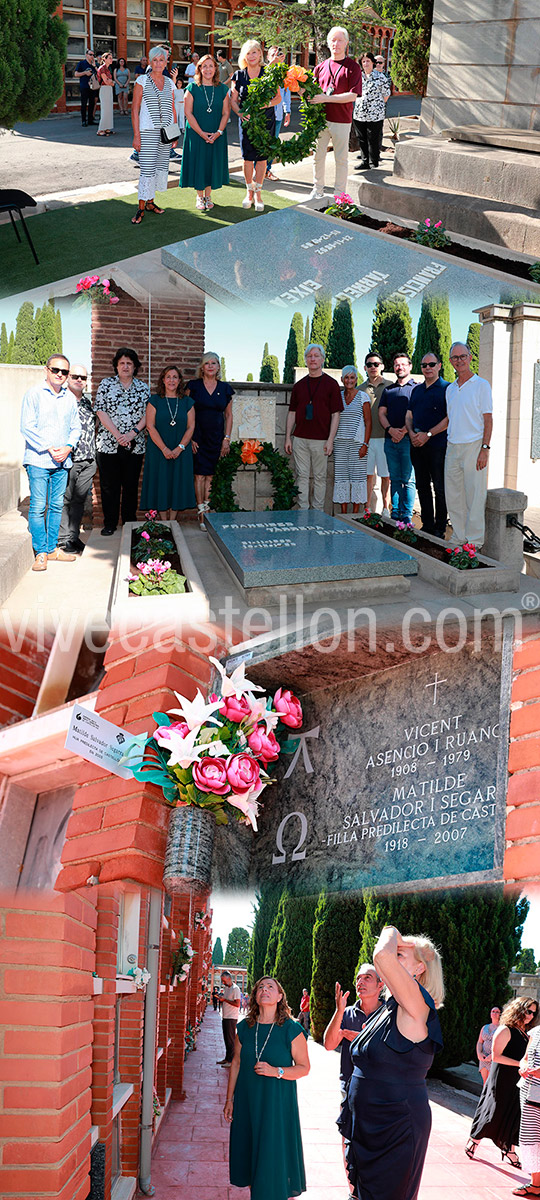 Visita-homenaje a la tumba de Francisco Tárrega