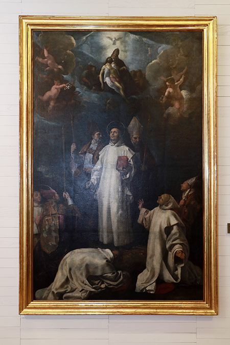 La Diputación de Castellón recupera los valores primigenios de la obra Apoteosis de San Bruno del pintor Vicente Castelló La Diputación de Castellón recupera los valores primigenios de la obra Apoteosis de San Bruno del pintor Vicente Castelló
