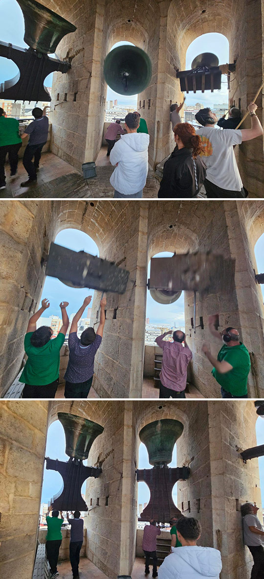 Volteo de las campanas de el Fadrí para anunciar la elección del nuevo Papa Volteo de las campanas de el Fadrí para anunciar la elección del nuevo Papa