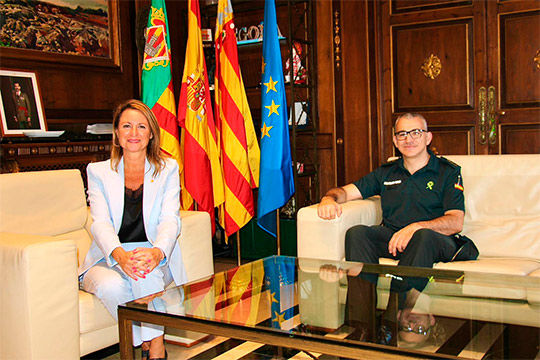 El acto institucional en honor a la Virgen del Pilar, patrona de la Guardia Civil, se acercará a los castellonenses con su celebración en el Recinto de Ferias y Mercados ante la previsión de lluvias 