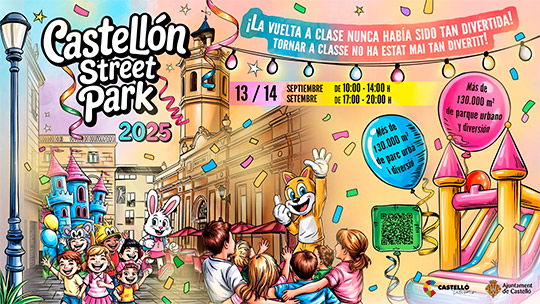 Castellón presenta una nueva edición del Street Park con 11 ubicaciones y el tren turístico como principal novedad