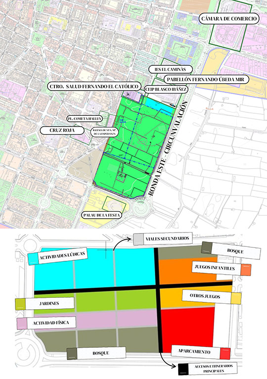 Begoña Carrasco presenta Censal Parc “el mayor parque urbano de la ciudad que será posible gracias a las opiniones de todos los castellonenses”