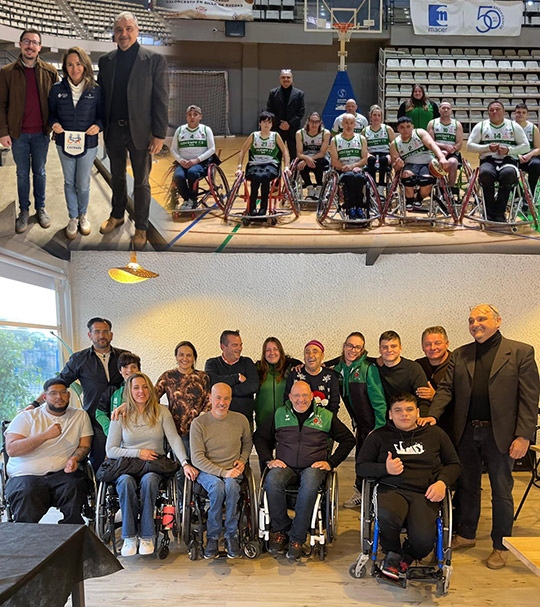 COCEMFE Castellón BSR cierra 2025 con derrota ante Basket Girona BCR (16 60) en partido marcado por bajas y visita institucional 