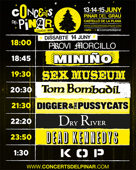 Concerts del Pinar, horarios de su quinta edición Concerts del Pinar, horarios de su quinta edición