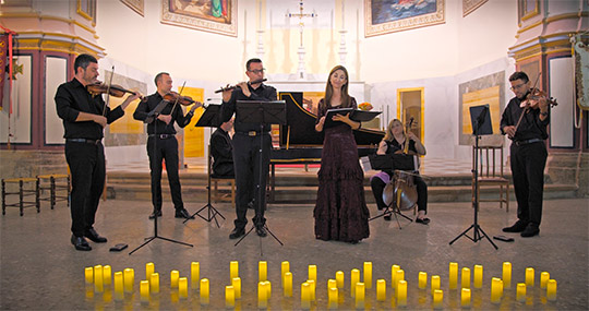 Concert Música barroca a la llum de les espelmes  Concert Música barroca a la llum de les espelmes