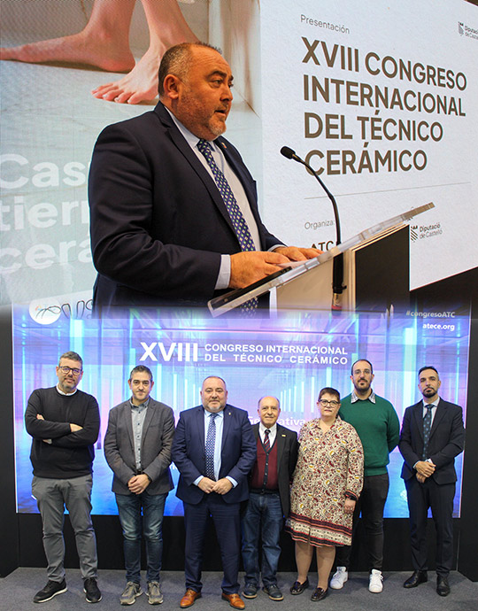 La Diputación de Castellón consolida su apoyo al sector cerámico con la presentación del 18º Congreso Internacional del Técnico Cerámico