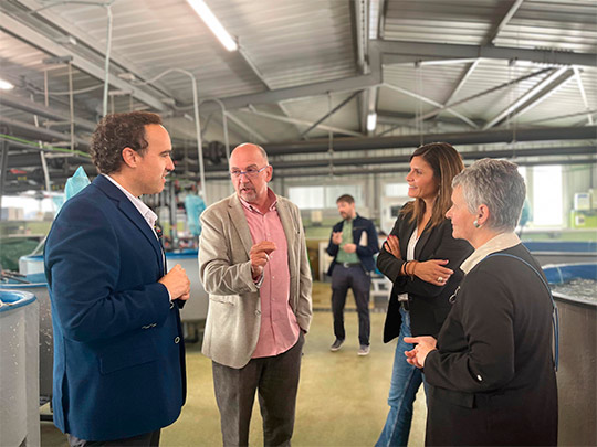 La Diputación de Castellón renueva su convenio de colaboración con el CSIC para profundizar en la investigación acuícola del Instituto de Acuicultura de Torre de la Sal