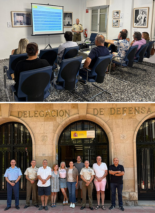 Curso sobre Cultura de Paz, Seguridad y Defensa en el ámbito educativo desarrollado en la Delegación de Defensa en Castellón Curso sobre Cultura de Paz, Seguridad y Defensa en el ámbito educativo desarrollado en la Delegación de Defensa en Castellón