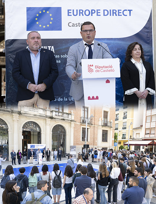 La Diputación de Castellón se suma a la celebración del Día de Europa