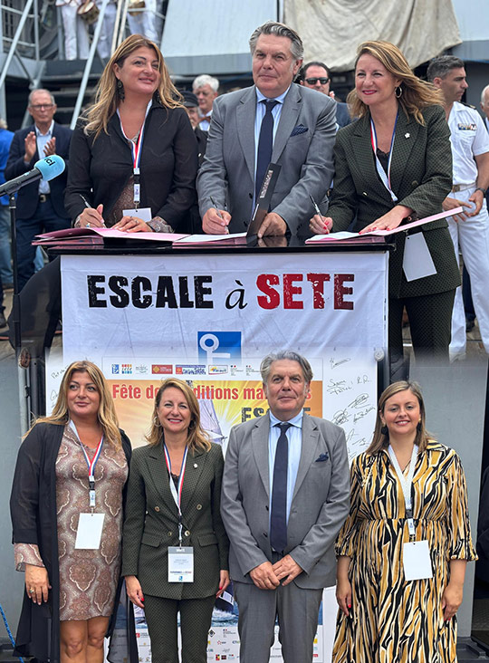 Castellón firma junto a Sète y La Spezia un acuerdo histórico para el impulso del turismo, la cultura y la economía entre estas ciudades