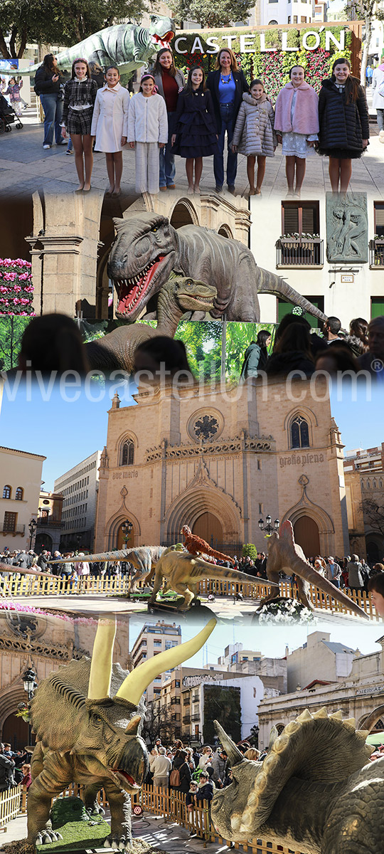 Miles de personas visitan Expojurásico en un fin de semana que ha situado a Castellón en referente del ocio familiar