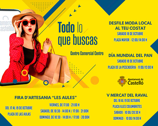 Fin de semana comercial en Castellón