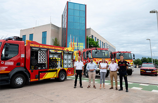  La Diputación de Castellón refuerza la flota de vehículos del Consorcio Provincial de Bomberos para seguir mejorando la capacidad de respuesta ante incendios