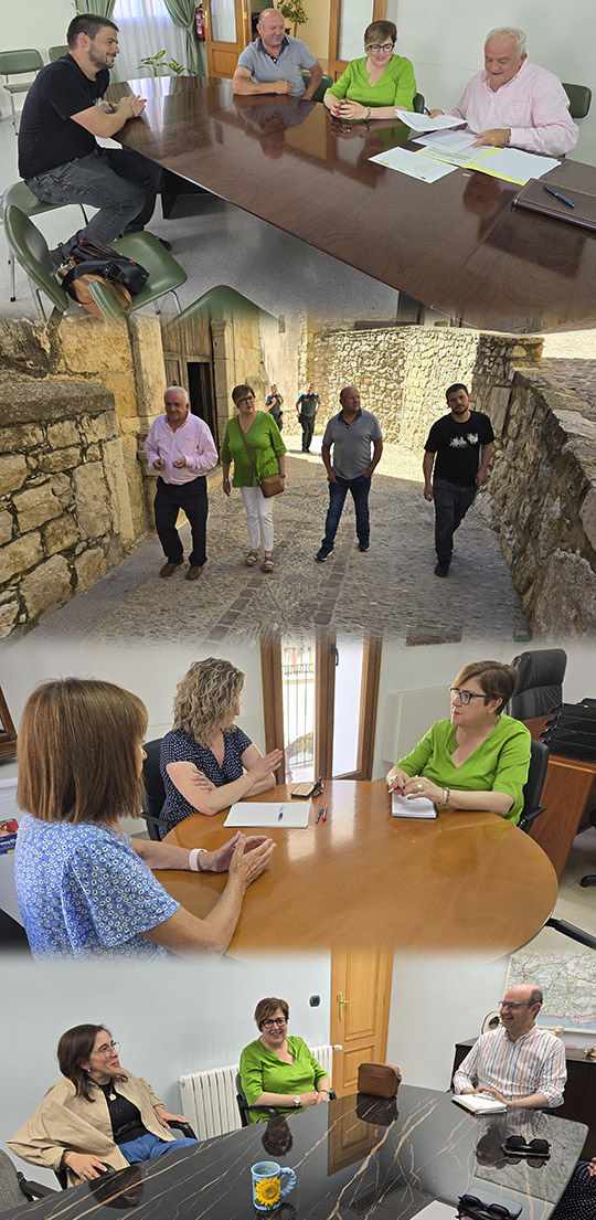 Antonia García Valls mantiene reuniones de trabajo con el alcalde de Culla y la alcaldesa de Catí Antonia García Valls mantiene reuniones de trabajo con el alcalde de Culla y la alcaldesa de Catí
