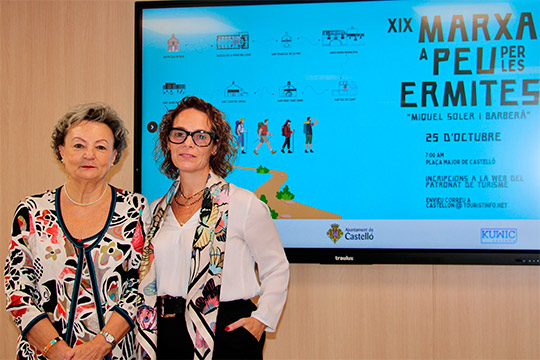 Castellón abre hoy el plazo de inscripciones gratuitas para participar en la ‘XIX Marxa a peu per les Ermites. Miquel Soler i Barberà’ el próximo 25 de octubre Castellón abre hoy el plazo de inscripciones gratuitas para participar en la ‘XIX Marxa a peu per les Ermites. Miquel Soler i Barberà’ el próximo 25 de octubre