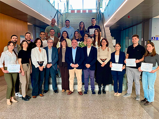 La Diputación de Castellón reconoce el esfuerzo y el talento de los estudiantes del Máster de Tecnología Cerámica con los Premios a la Excelencia Académica