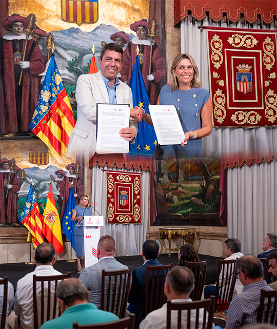 Marta Barrachina ata un nuevo acuerdo con la Generalitat para garantizar la depuración de aguas en 80 municipios con una inversión de 20,6 millones de euros
