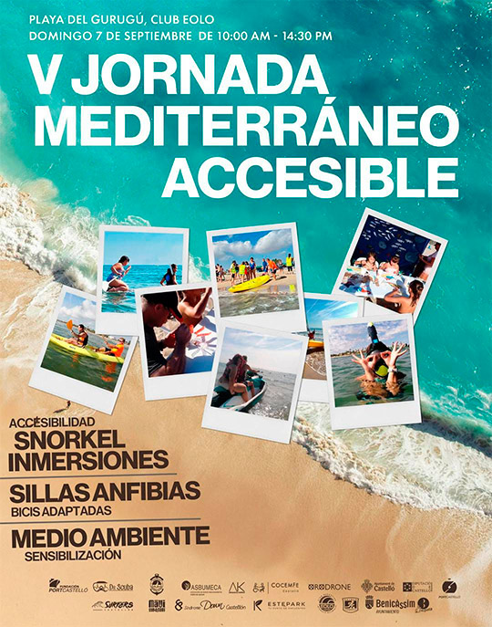 La Jornada ‘Mediterráneo Accesible’ de COCEMFE Castelló y Asbumeca cumple cinco años