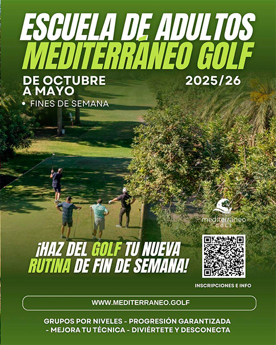 Inscripciones abiertas para la Academia Deportiva de Mediterráneo Golf