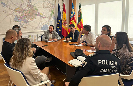 Castellón convoca una nueva Mesa del Ruido y acuerda con On Castellón una campaña de concienciación para compatibilizar ocio y descanso vecinal