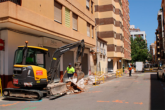 Comienzan los trabajos de la Zona de Bajas Emisiones en la calle Vilaroig