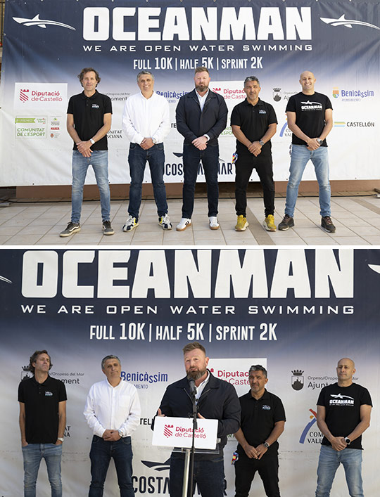 La Diputación apoya la V edición de la Oceanman Costa Azahar, una prueba “dura y única” que potencia la imagen de Castellón como paraíso deportivo