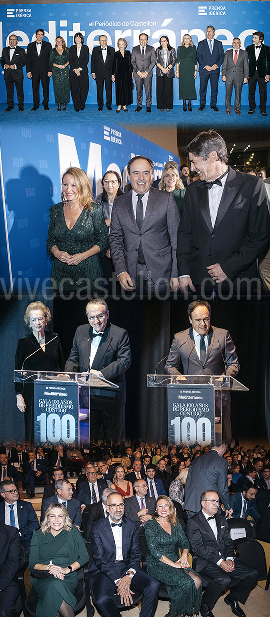 Gala del Cen­te­na­rio del perió­dico Medi­te­rrá­neo