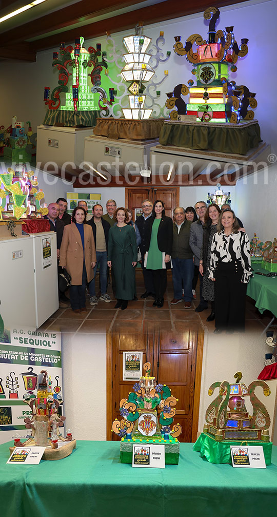 premios del XXII Concurso Escolar de Maquetas de Gaiatas Ciudad de Castellón