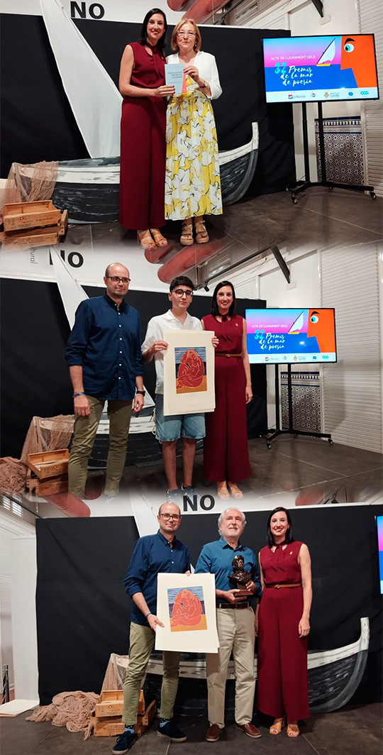 Los XXXII Premis de la Mar reivindican la cultura Mediterránea y la tradición poética del Grao 