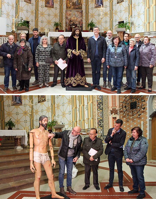 La Diputación preserva el patrimonio artístico y restaura la imagen del Cristo de Medinaceli de la parroquia de la Sagrada Familia de Castellón