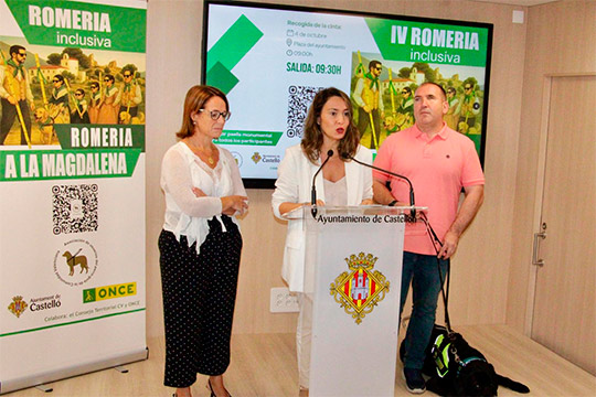 Castellón celebrará el 4 de octubre la IV Romería inclusiva a la Magdalena donde se espera la participación de más de 200 personas