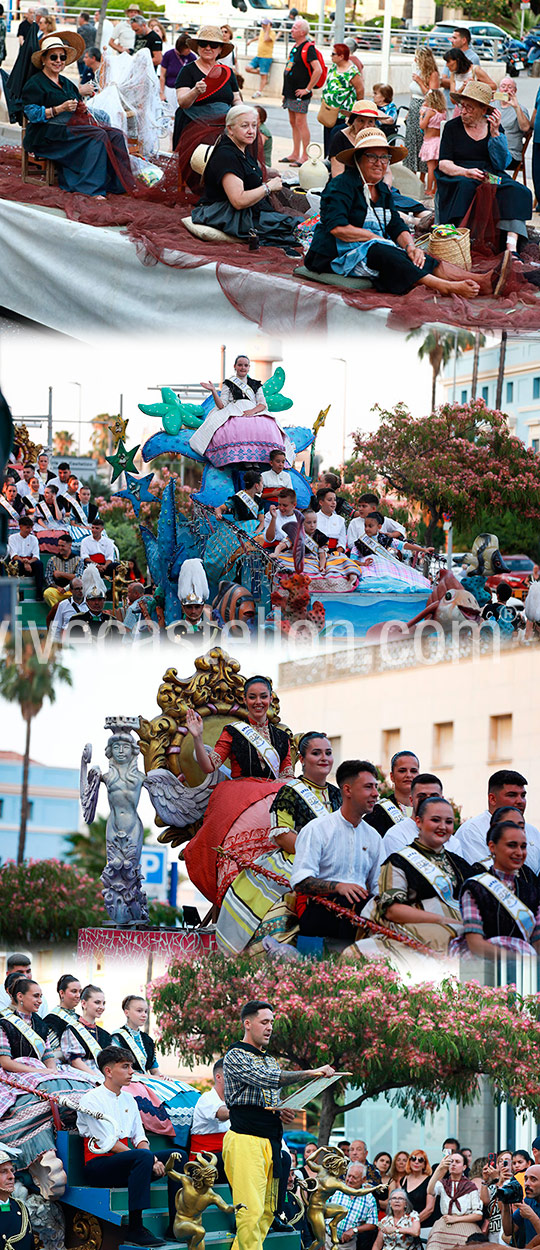 Tradicional Cavalcada de la Mar en el Grao de Castellón