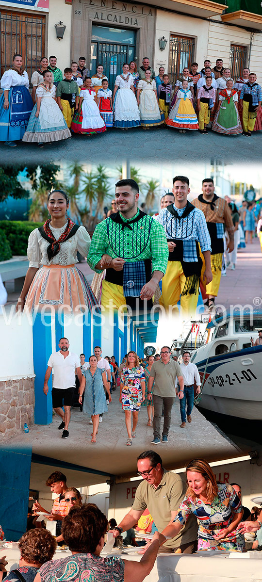  Begoña Carrasco participa en la tradicional ‘Torrá de la Sardina’ en el Grao con el reparto de 700 kilos de pescado