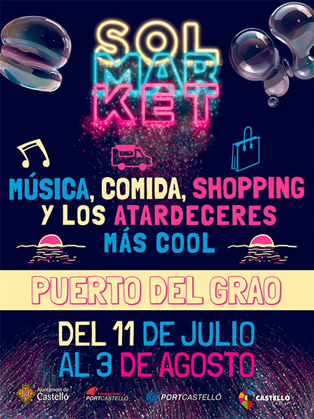  Castellón impulsa su oferta turística en verano con el Sol Market y una noria de 40 metros en el Grao