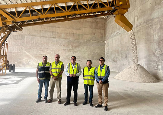 PortCastelló impulsa una terminal más sostenible con la puesta en marcha de una tolva y cinta transportadora ecológica de TMG