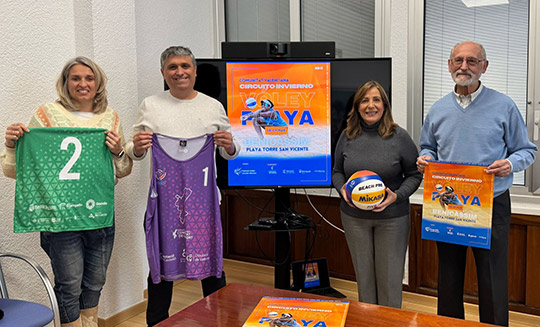 El espectáculo del Circuito de Invierno de Vóley Playa llega a Benicàssim