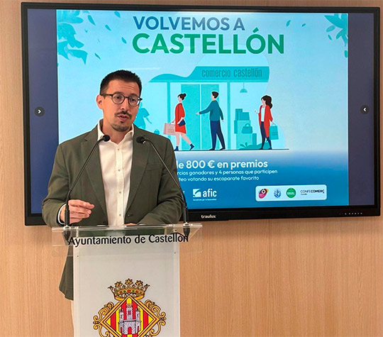La concejalía de Comercio lanza el concurso de escaparates ‘Volvemos a Castellón’, con más de 800 euros en premios para dinamizar el comercio local