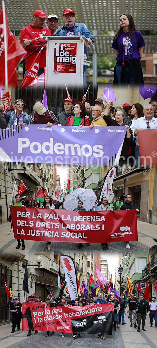 Castellón celebra el 1 de mayo, Día Internacional del Trabajo