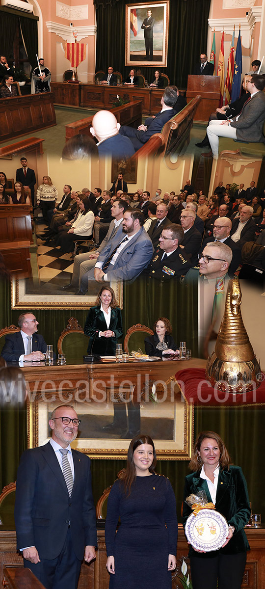 Begoña Carrasco ensalza a la Germandat dels Cavallers de la Conquesta como referencia festiva y cultural de Castellón en su 75 Aniversario