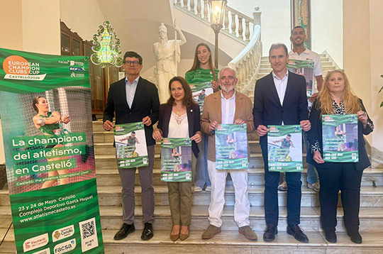 Castellón, sede del Campeonato de Europa de Atletismo de Clubes con más de 500 de los mejores atletas europeos de 12 países