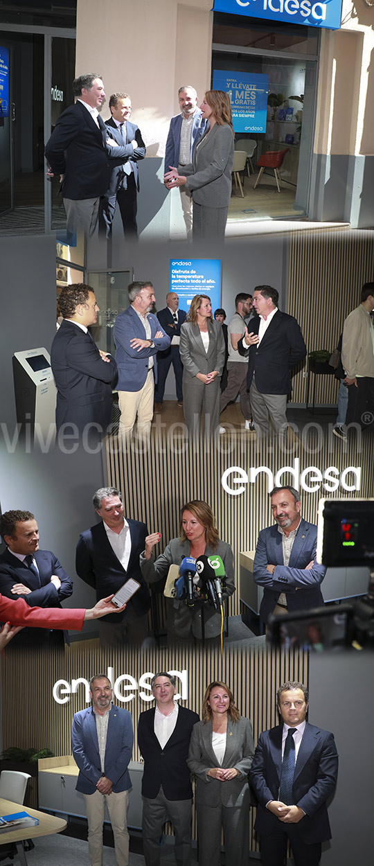 Carrasco pone en valor la importancia de la dinamización del centro de la ciudad en la visita al nuevo Punto Endesa en Castellón