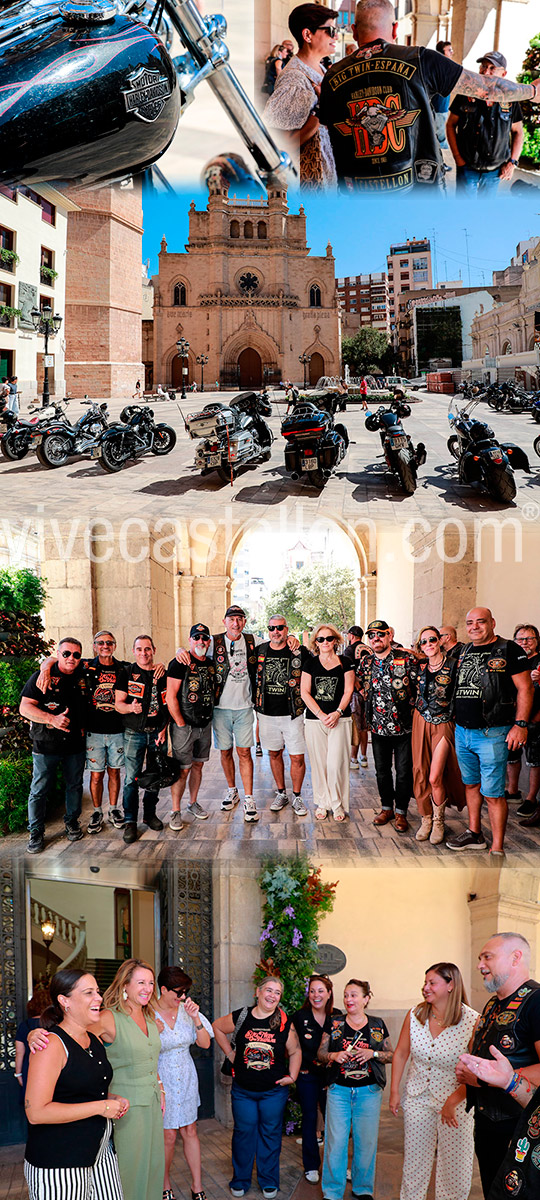 Castellón da la bienvenida en la Plaza Mayor a los participantes de la 41.ª edición de Big Twin España