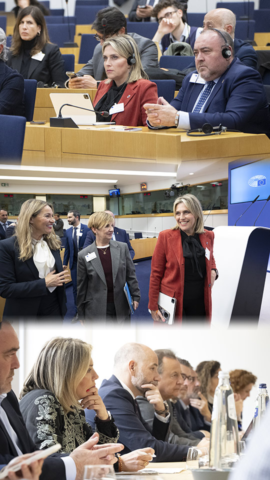 Marta Barrachina reafirma en el Parlamento Europeo su defensa a la cerámica sin fisuras porque “no es solo un sector económico. Es el corazón de nuestra provincia”