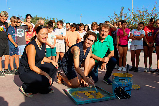 Castellón presenta el Camino Escolar del CEIP El Pinar, el primero tematizado de la ciudad