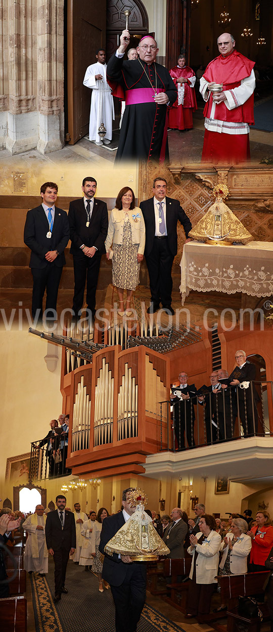 El Gobierno de Castellón acude a la celebración del Magnificat por el CII aniversario de la coronación pontificia de la Mare de Déu del Lledó 