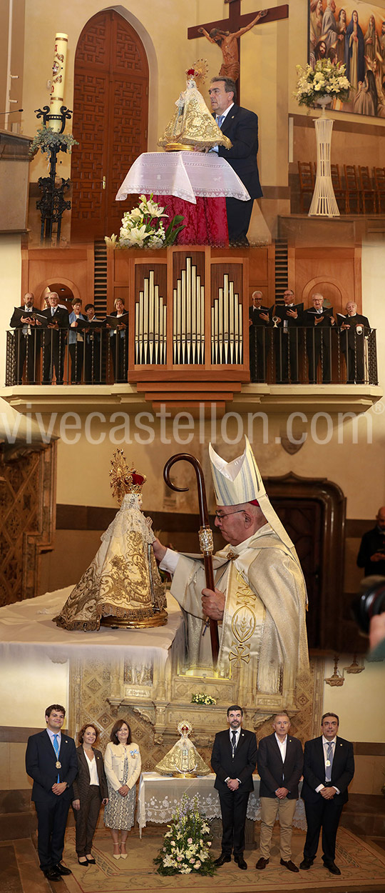 El Gobierno de Castellón acude a la celebración del Magnificat por el CII aniversario de la coronación pontificia de la Mare de Déu del Lledó 