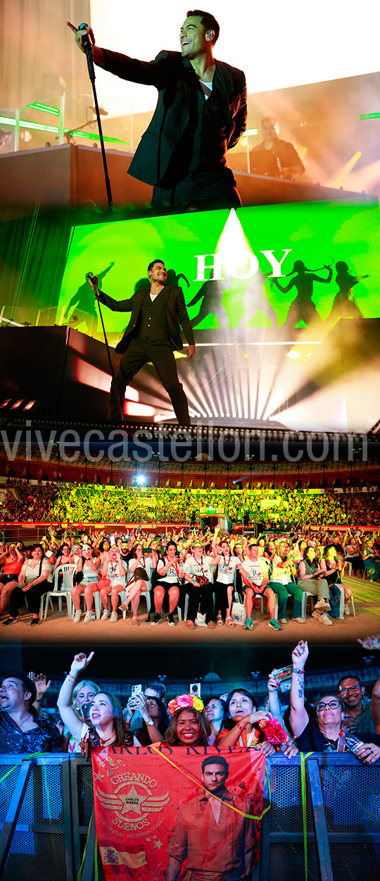 Carlos Rivera conquista Castellón con un emotivo viaje musical a sus raíces mexicanas Carlos Rivera conquista Castellón con un emotivo viaje musical a sus raíces mexicanas
