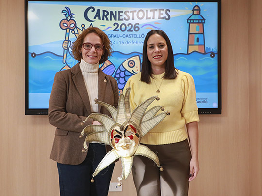 Castellón presenta la programación de Carnestoltes 2026, que se celebrará del 13 al 15 de febrero en el Grao