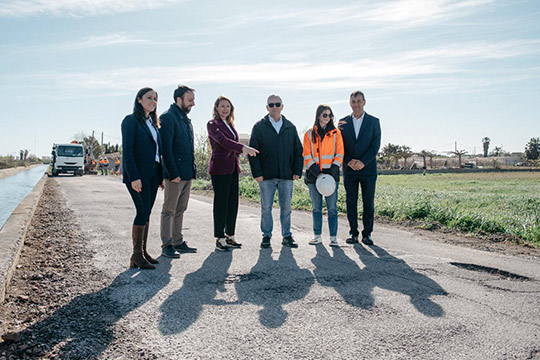 Carrasco: “Con el asfaltado del Camí de l’Obra damos respuesta a una reivindicación vecinal histórica invirtiendo más de 850.000 euros”