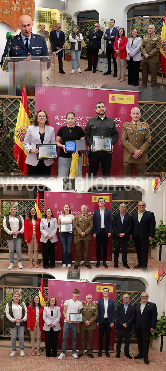 Acto de entrega de Diplomas y Premios a los alumnos y alumnas  participantes del Concurso Literario “Carta a un Militar Español” en su 13ª  Edición, fase provincial.